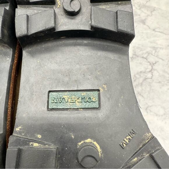 Cole Haan, Brown Leather Chukka Boots with Rugged Sole. Size 9Narrow. - Picture 7 of 9